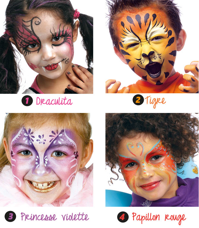 4 idées de maquillage enfant pour carnaval