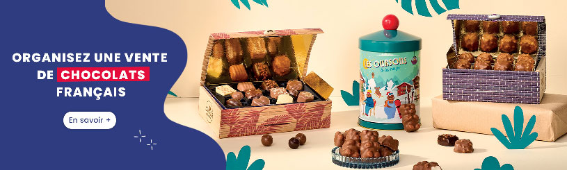 Vente de chocolats pour Paques et Noel