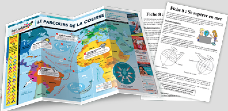 Fichiers et cartes pédagogiques des courses océaniques