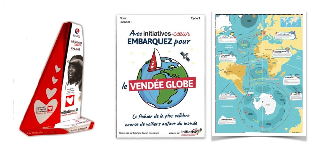 Carte fichier et maquette bateau Vendée Globe
