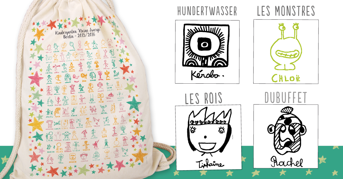 15 thèmes dessins originaux pour décorer des objets en classe