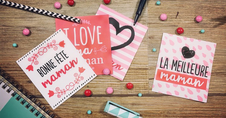 [Cartes offertes] Maman, ça va être ta fête ! 