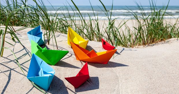 fabriquer un bateau en origami