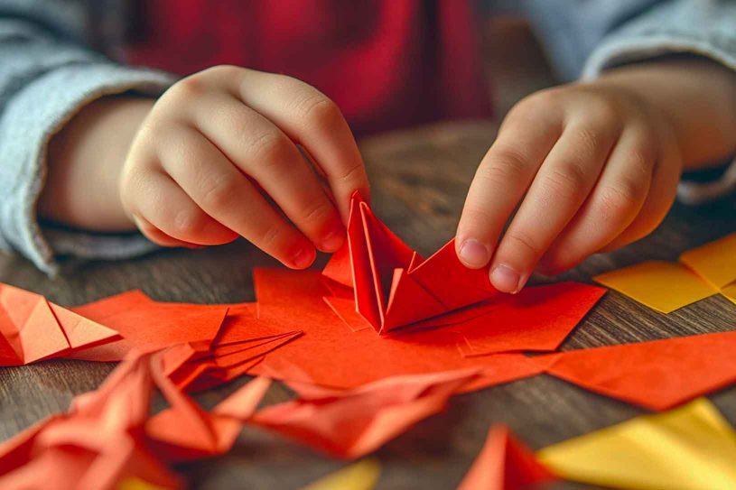 Réalisation d'origamis