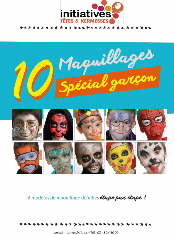 Livret de maquillage spécial garçon