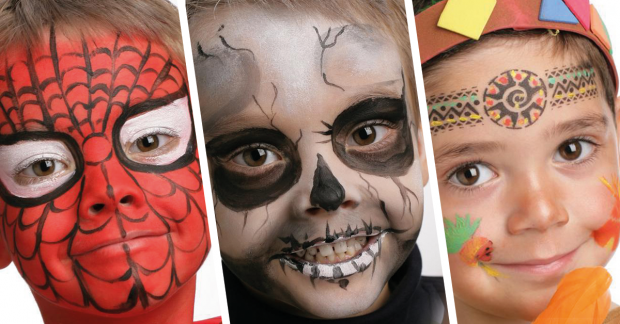Maquillage Spiderman sur visage d'enfant - Idées conseils et tuto