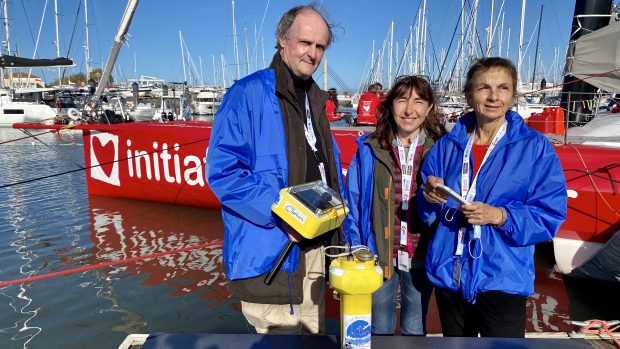 L'équipe Argonautica au départ du Vendée Globe