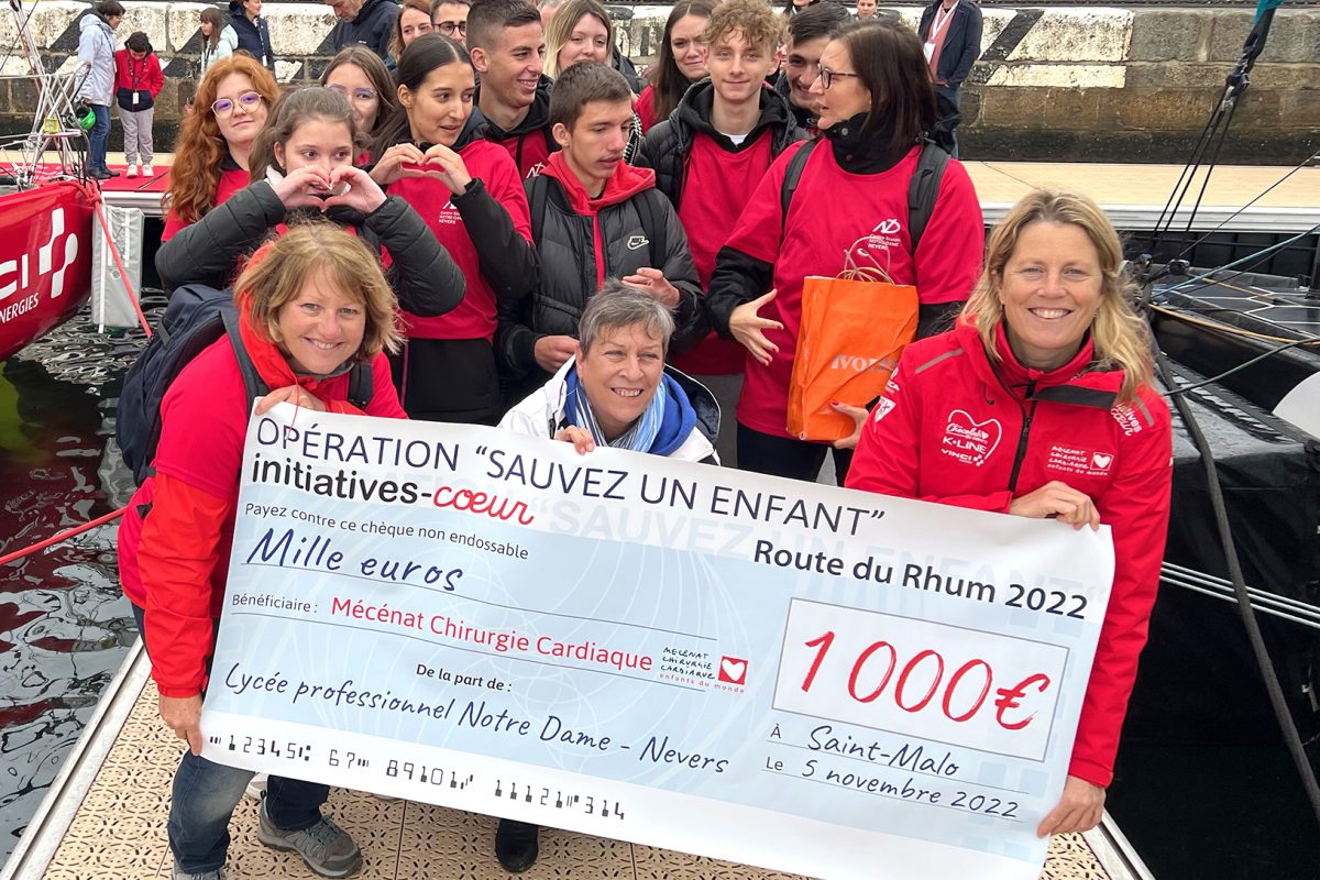 14 lycéens solidaires au départ de la Route du Rhum