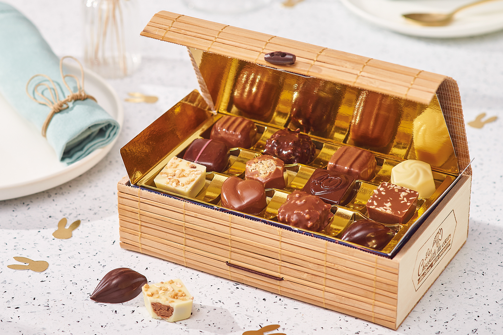Pour un cadeau, de délicieux chocolats français à offrir