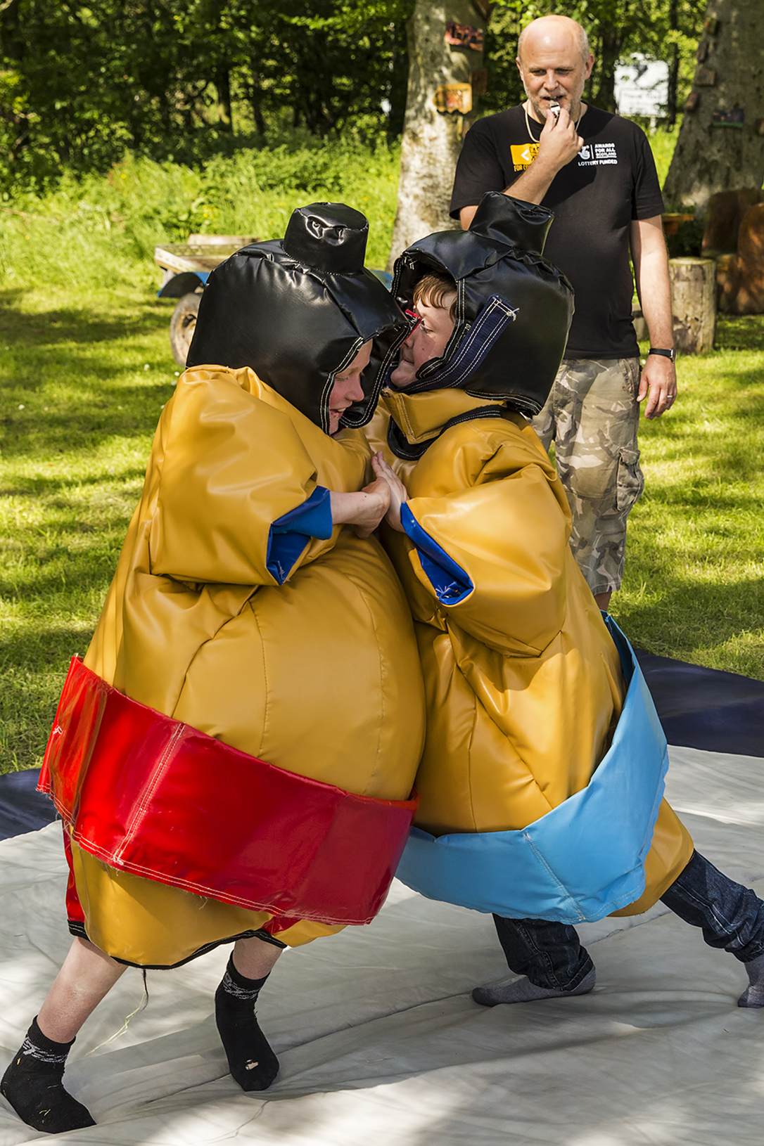 Combat de sumo gonflable
