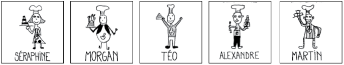 thèmes petits cuisiniers